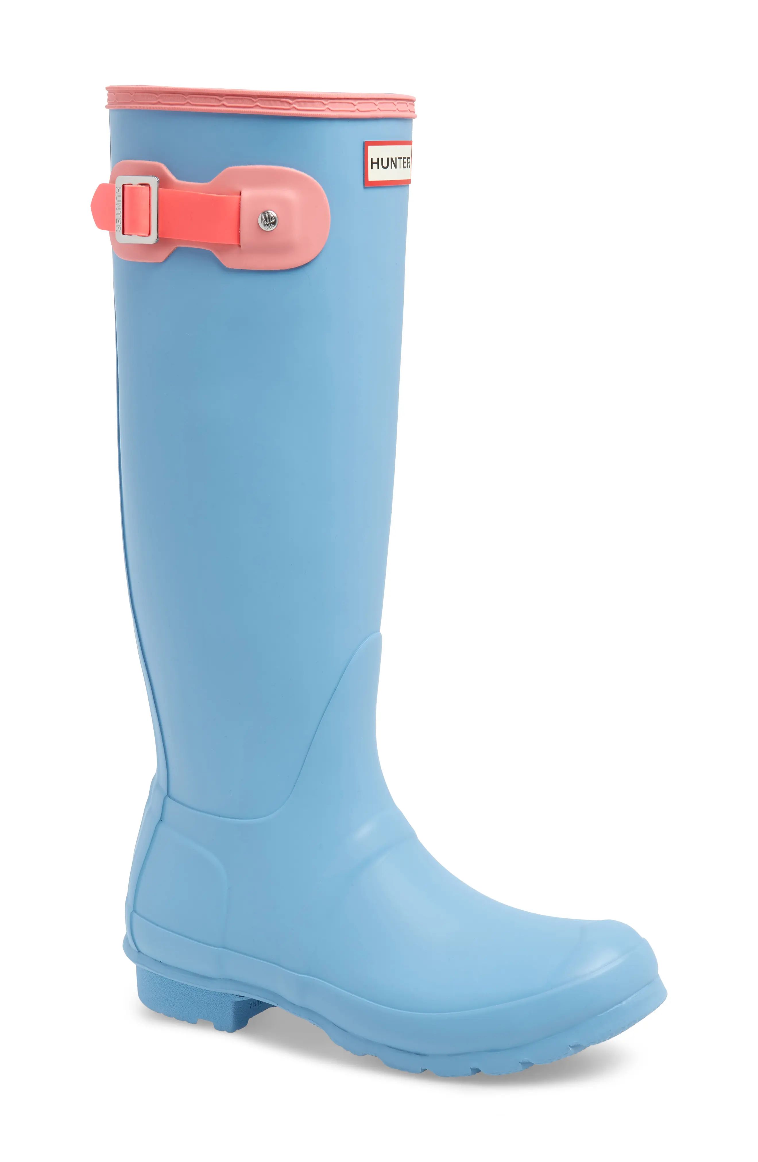 Hunter Original Colorblock Knee High Rain Boot (Women) | Nordstrom
