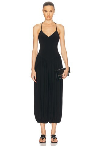 Norma Kamali Kenny Jumpsuit in Black | FWRD 