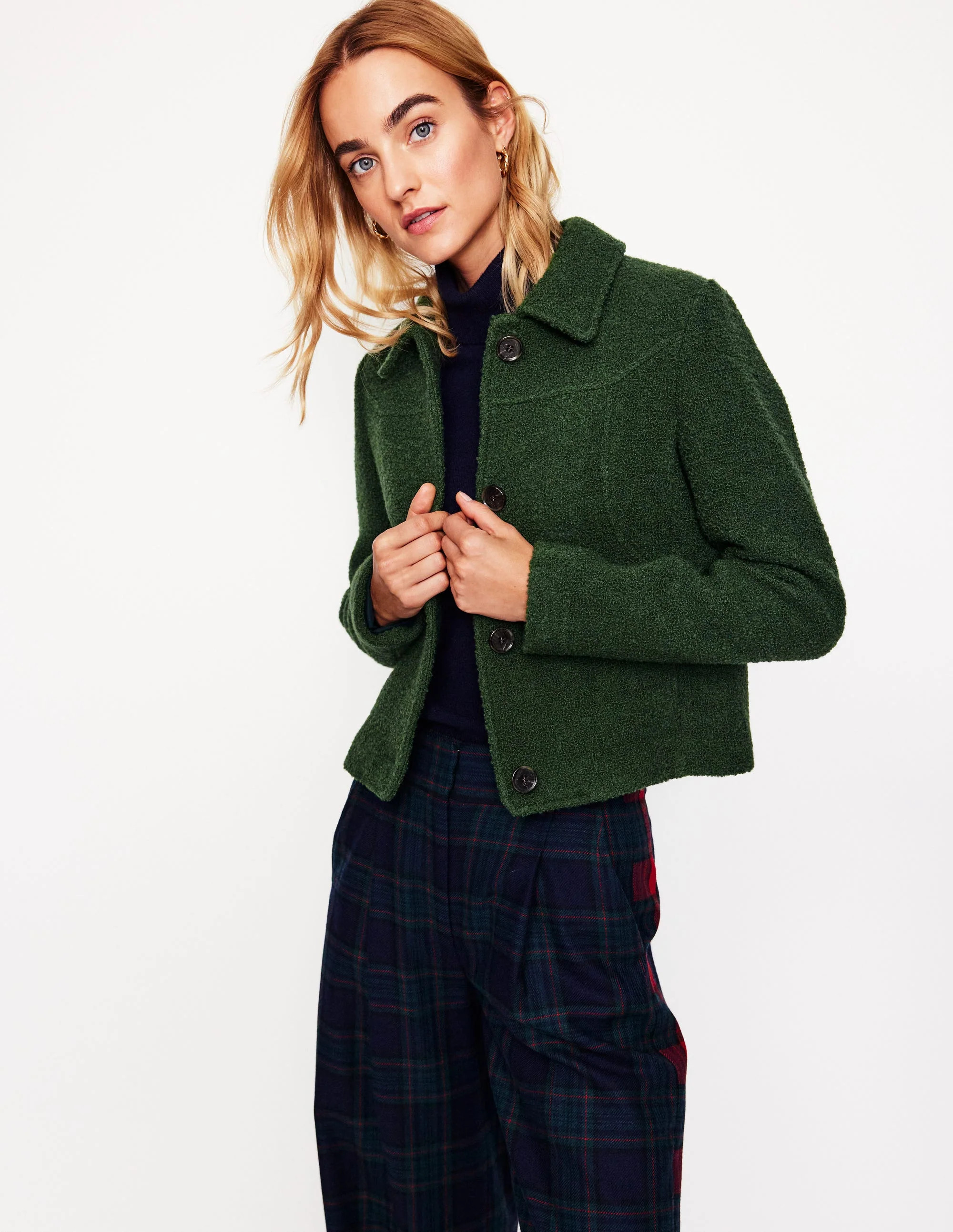 Oxford Boucle Jacket-Eden | Boden UK