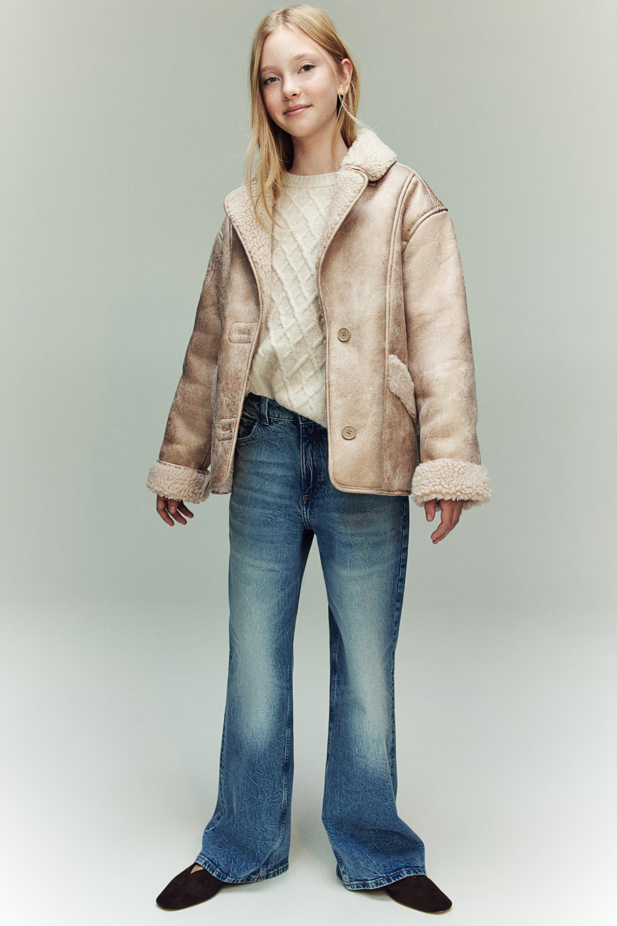 Teddy-Fleece-Lined Jacket | H&M (US + CA)