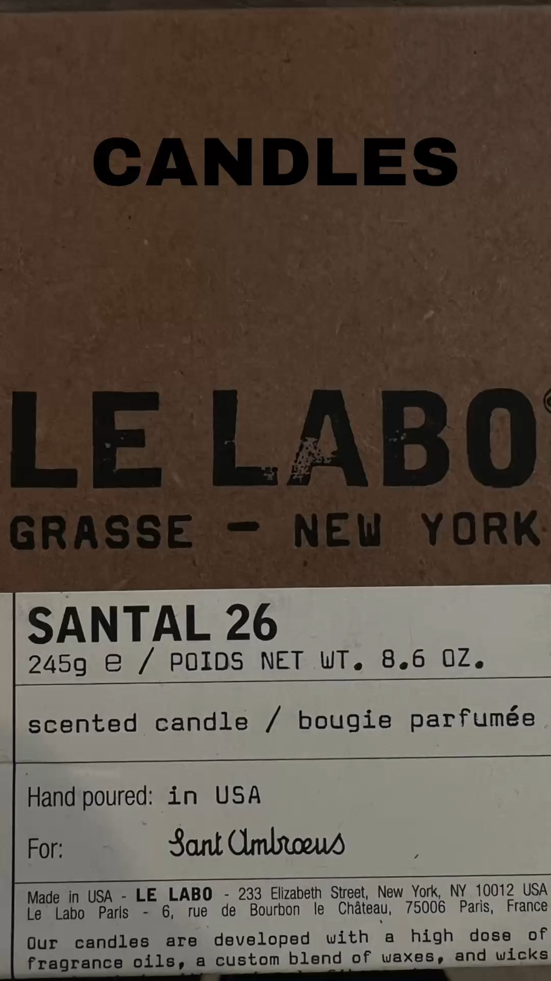 Le Labo Favorites 

#LTKselfcare #LTKBeauty #LTKHome