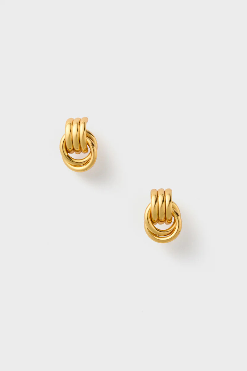 Gold Baby Knot Earrings | Tuckernuck (US)