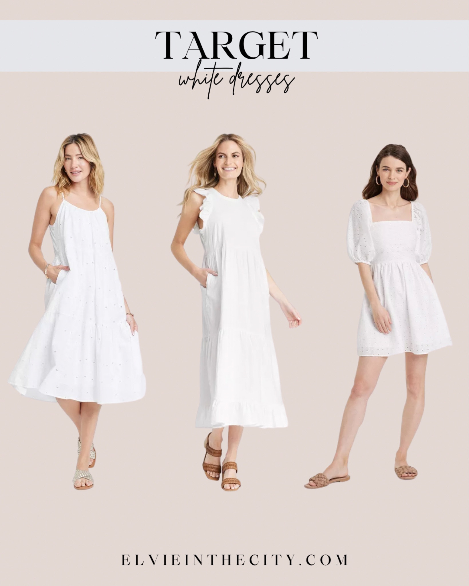 White clearance dresses target