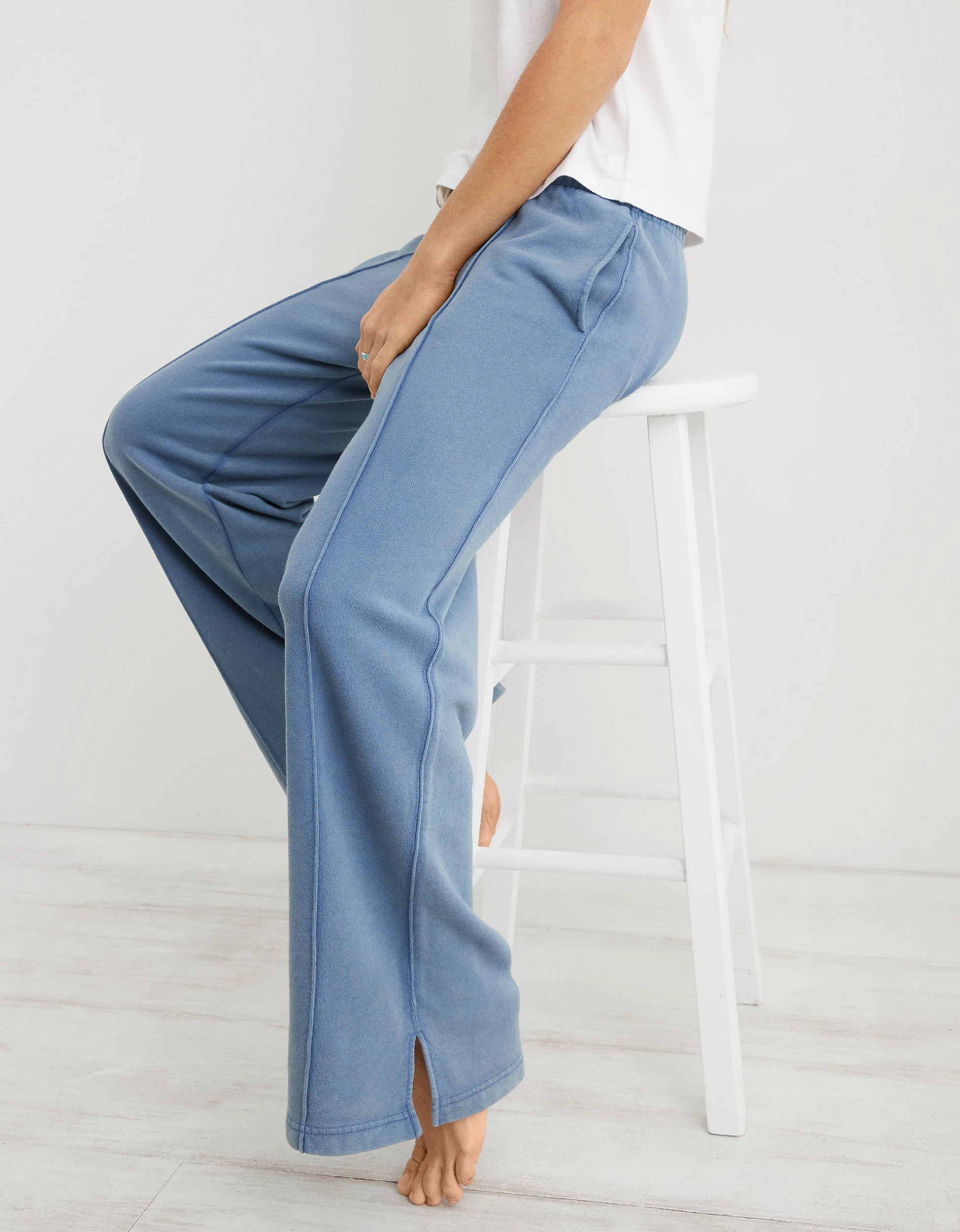 Aerie Low Rise Pintuck Skater Pant | Aerie