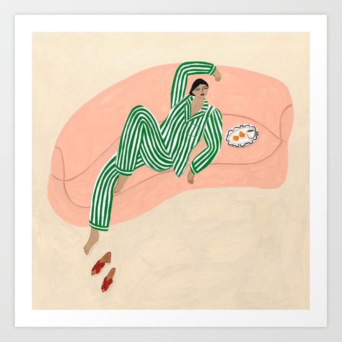 Yolke Girl Art Print by Isabelle Feliu | Society6