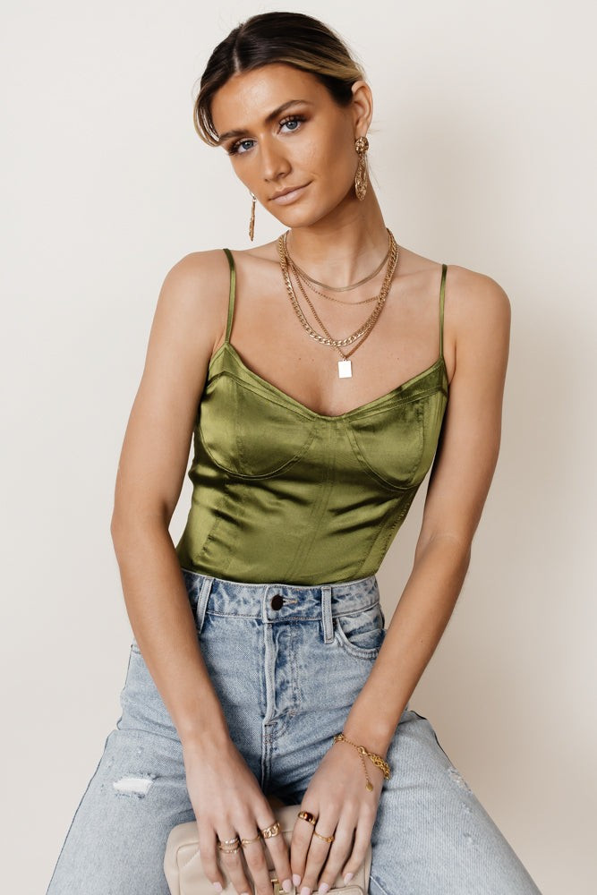 Cerelia Bodysuit in Green | Böhme US