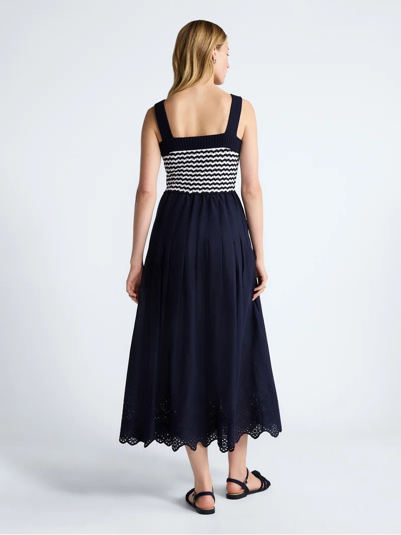 Free Assembly Women's Sleeveless Textured Mixy Dress, Sizes, XS-XXL | Walmart (US)