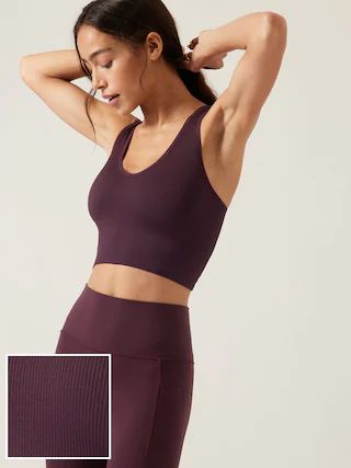 Aurora Seamless Crop Rib Tank | Athleta