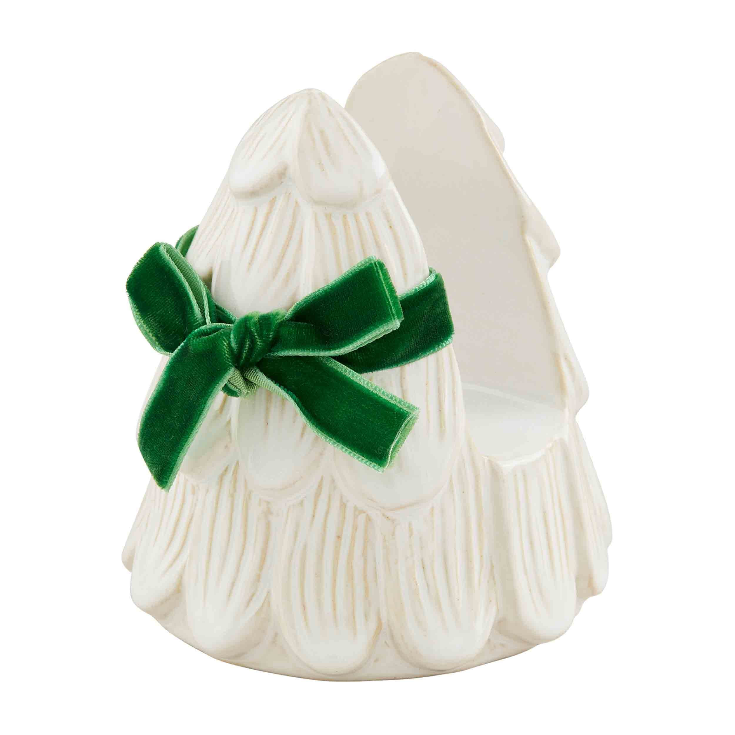 Mud Pie White Christmas Sponge Holder; 3 3/4" x 3" | Amazon (US)