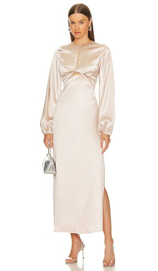 Jacqui Dress in Cream | Revolve Clothing (Global)
