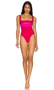 Lovers and Friends Daytona One Piece in Red & Pink from Revolve.com | Revolve Clothing (Global)