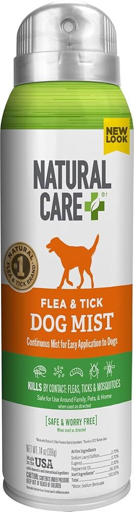 Flea and Tick Spray for Dogs - Flea & Tick Treatment for Dogs - Flea & Tick Killer with Certified... | Amazon (US)