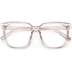 Oversized Square Blue Light Blocking Glasses for Women Men Anti Glare Reduce Eyestrain Computer G... | Amazon (US)