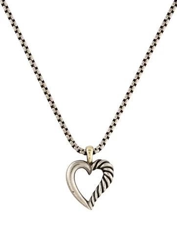 David Yurman Cable Heart Pendant Necklace | The Real Real, Inc.