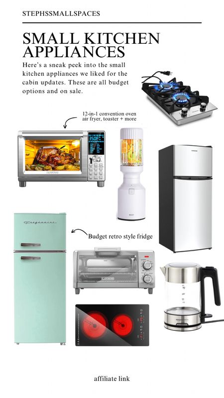 Here’s a list of our top small kitchen appliances for our cabin kitchen makeover.
Not only are they all budget friendly, but a lot of these options are still on sale!





#LTKHome #LTKU #LTKSaleAlert