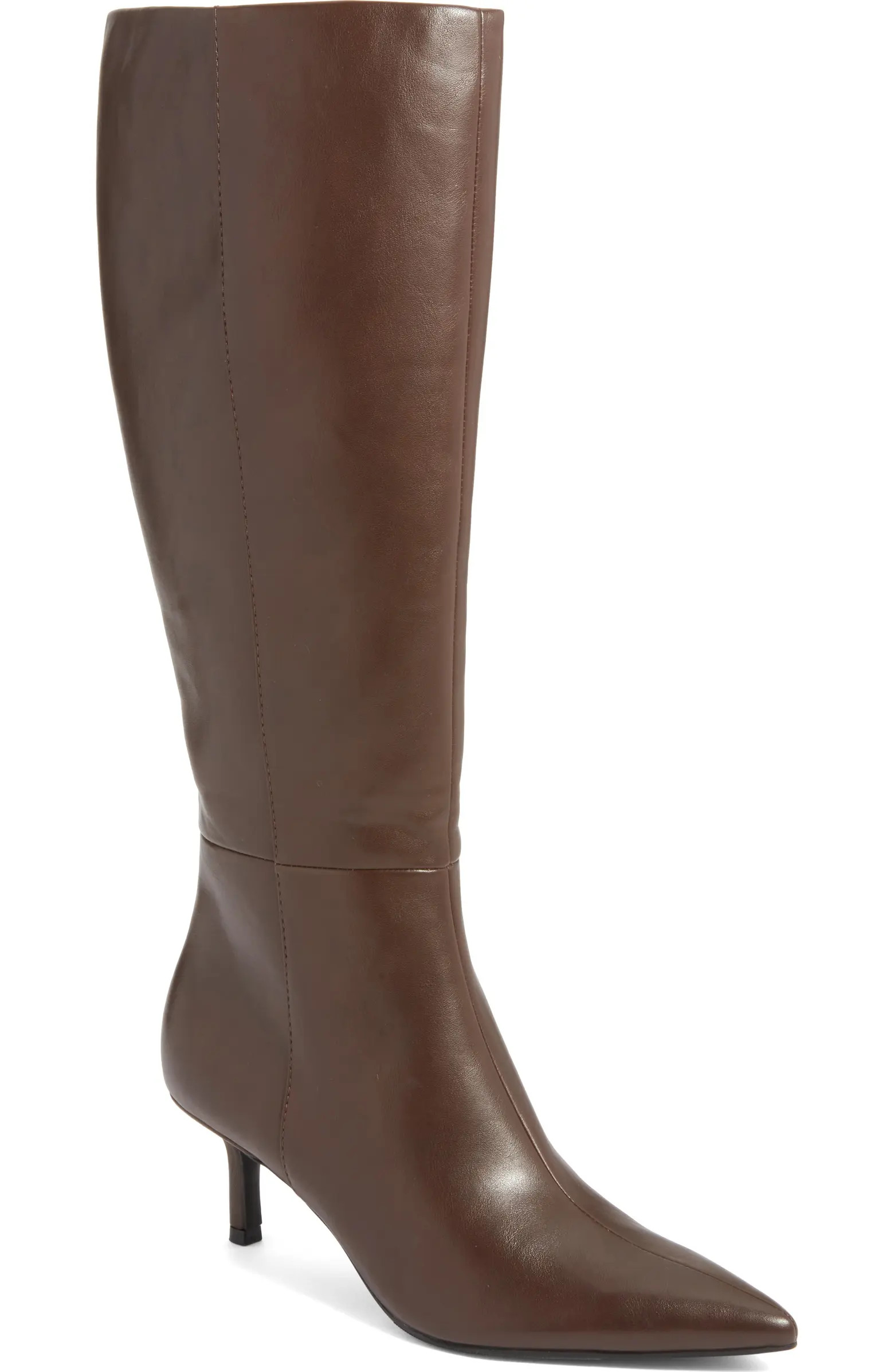 Open Edit Elara Pointed Toe Knee High Boot (Women) | Nordstrom | Nordstrom