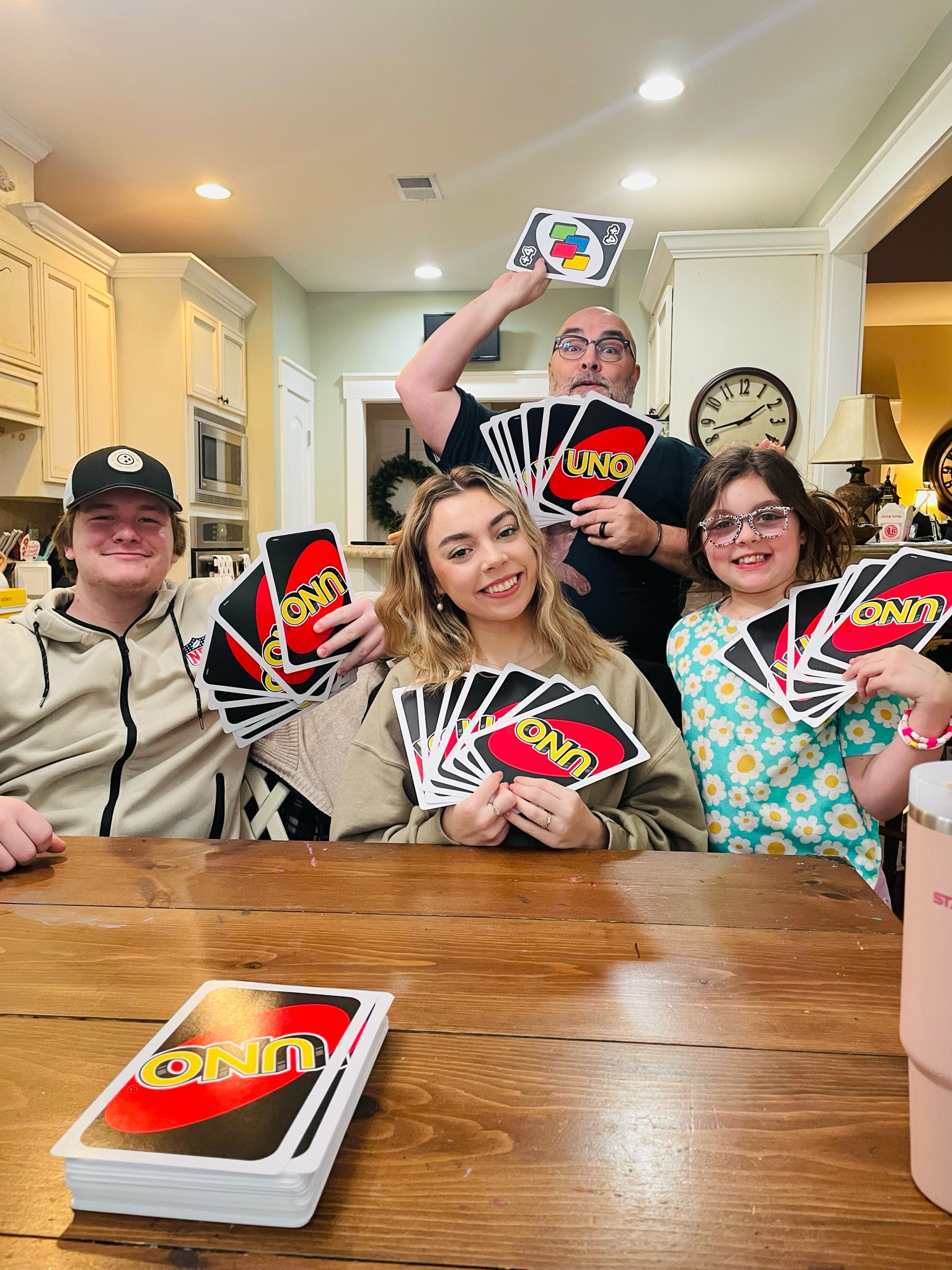 Family game night, yes please! These cards make me laugh, they are HUGE & so fun! 🤩 #uno #gamenight

#LTKParties #LTKHome #LTKFamily