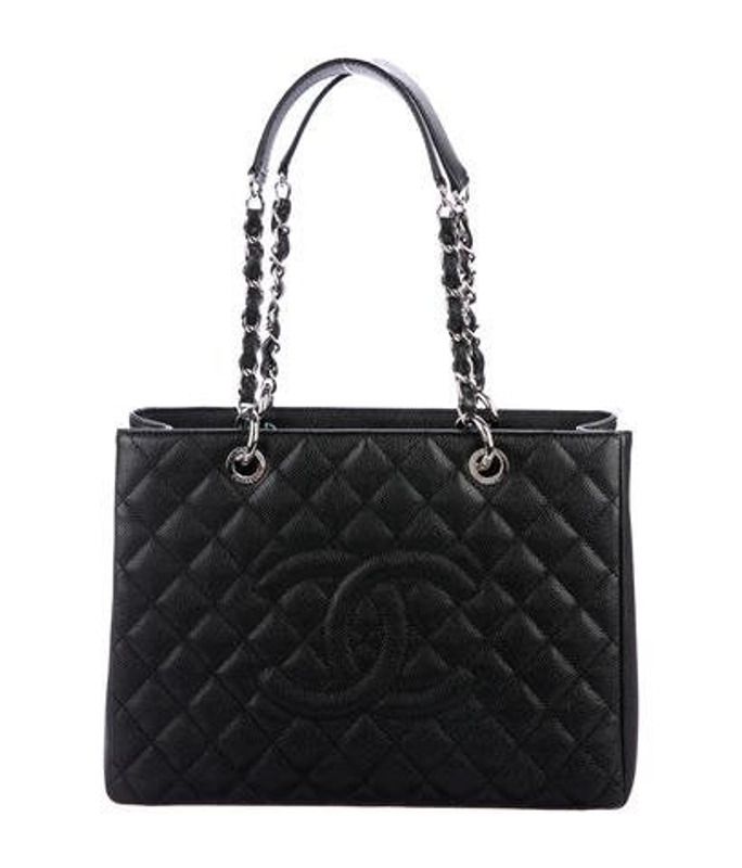Chanel Grand Shopping Tote Black Chanel Grand Shopping Tote | The RealReal