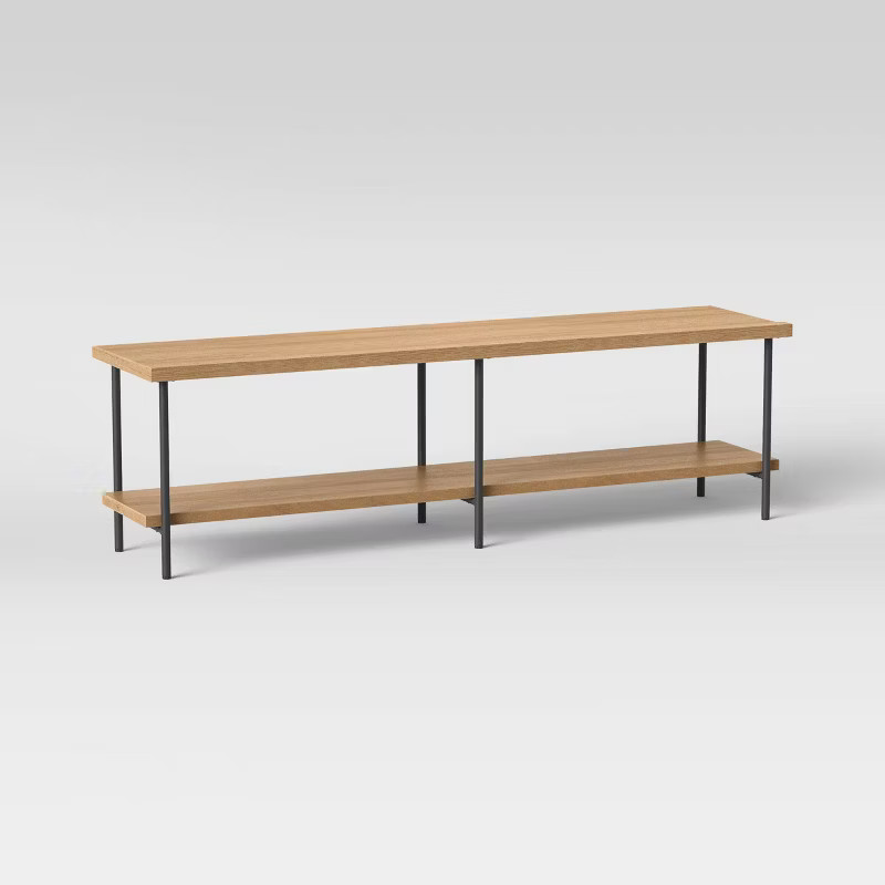 Wood and Metal TV Stand for TVs up to 60" - Room Essentials™ | Target