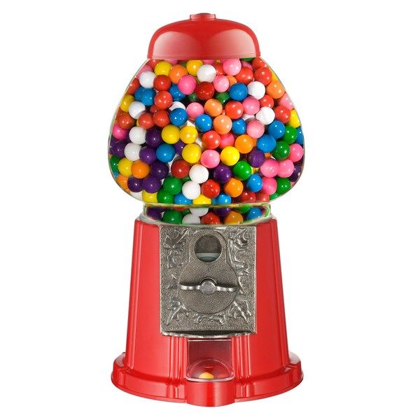 Great Northern Red 15 inch Vintage Gumball Machine Bank | Bed Bath & Beyond