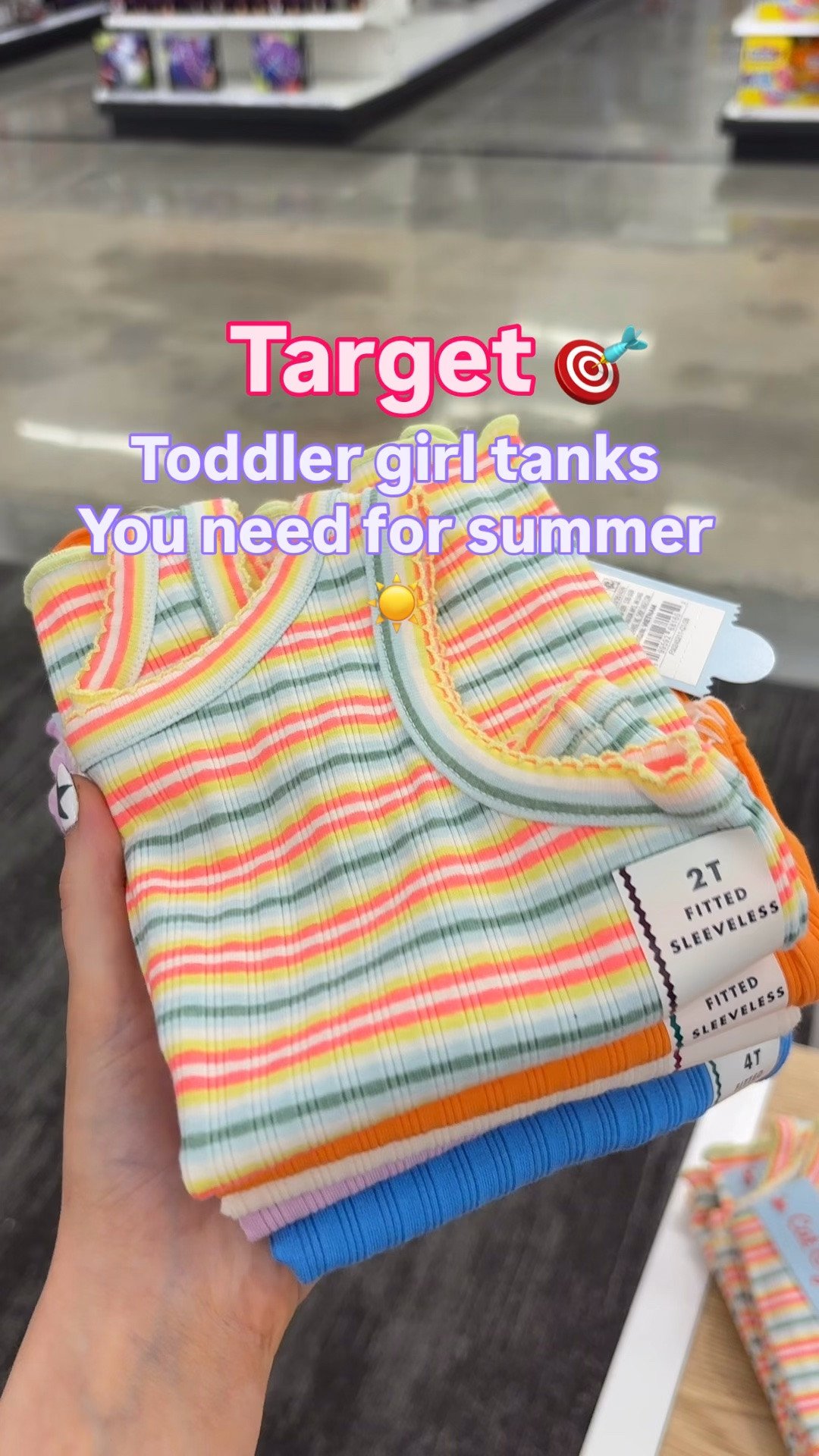 Toddler girl tanks you need for summer from target! 
#target #targetstyle #kidsclothes #summerstyle

#LTKKids