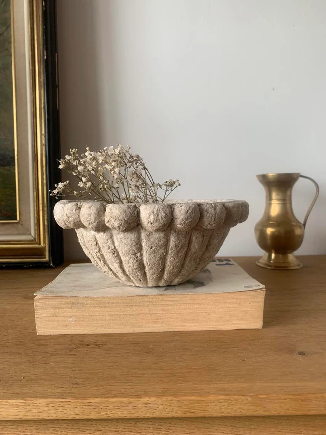 Decorative Bowl Paper Mache Bowl Wabi Sabi Rustic Organic 19cm - Etsy | Etsy (US)