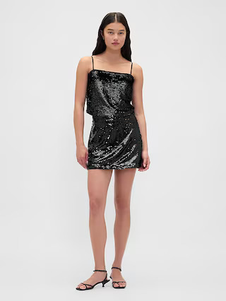 Sequin Mini Skort | Gap (US)