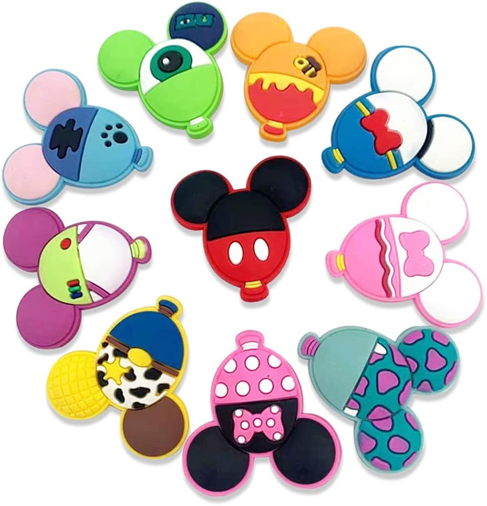 Girls Gifts 10 Pack Shoe Charms for Croc Shoes Bracelets Wristbands Accessories, PVC Charms Decor... | Amazon (US)