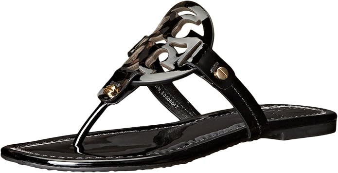 Tory Burch Women's Miller Patent Thong Sandal | Amazon (US)