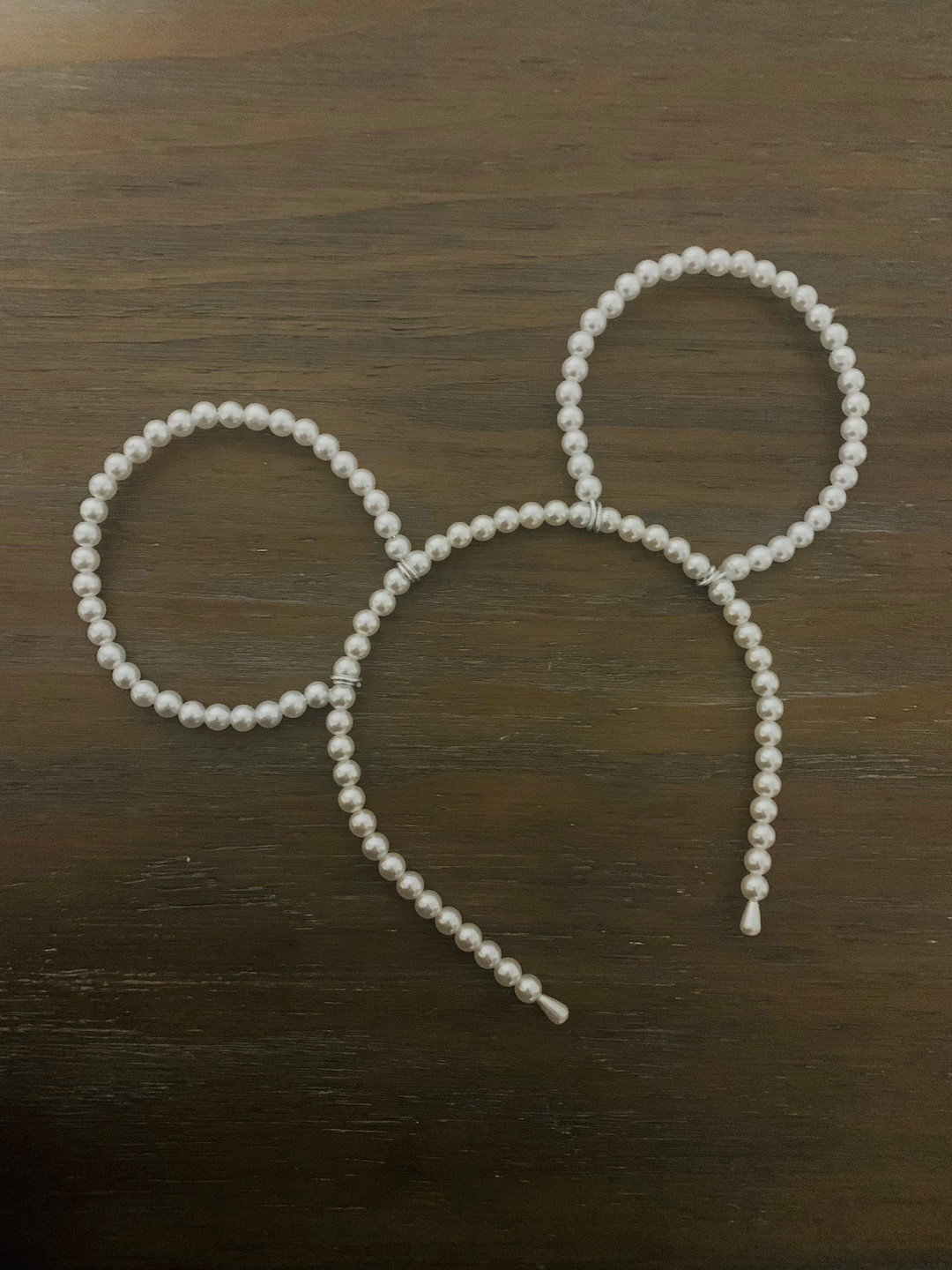 Pearl Strand Ears, Pearl mouse ears, princess mouse ears, wire mouse ears | Etsy (US)