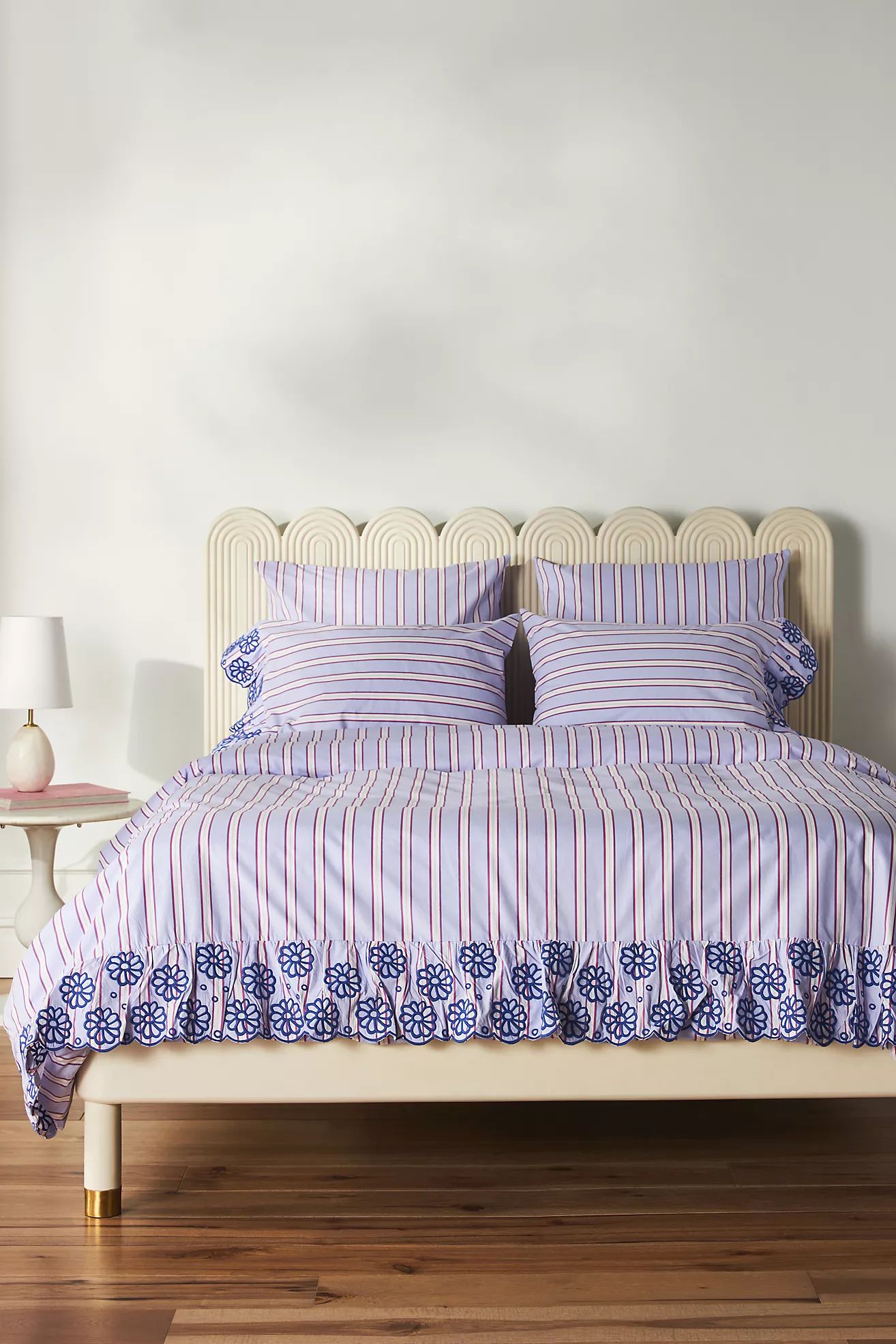 Embroidered Bobbie Duvet Cover | Anthropologie (US)