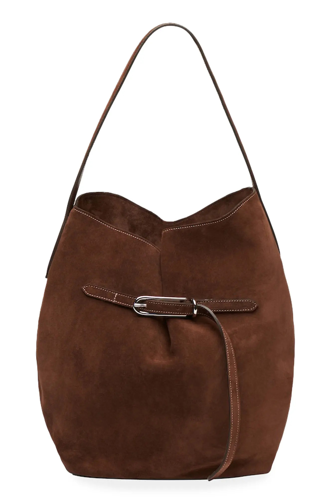 LIFFNER Large Belted Suede Bucket Bag (Women) | Nordstrom | Nordstrom