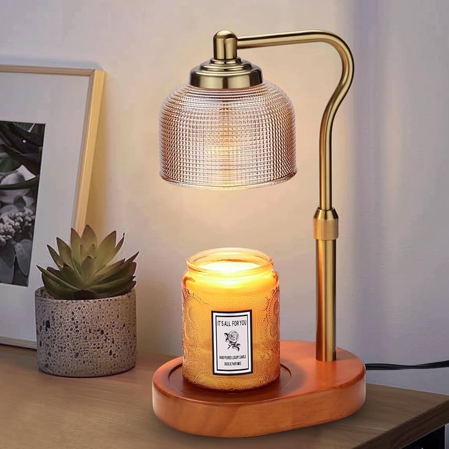 Candle Warmer Lamp Electric Candle Warmer with Timer Dimmable Candle Lamp Warmer with 3 Bulbs Hei... | Amazon (US)