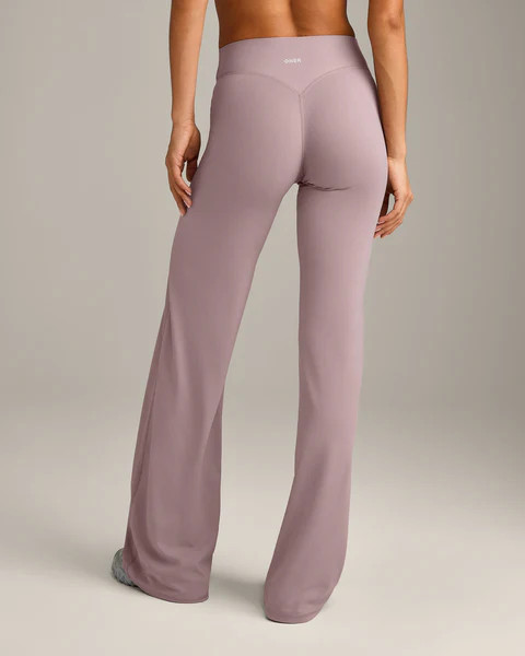 SoftMotion™ Straight Leg Pants with White Logo 
 Dusty Purple | Oner Active (UK / US)