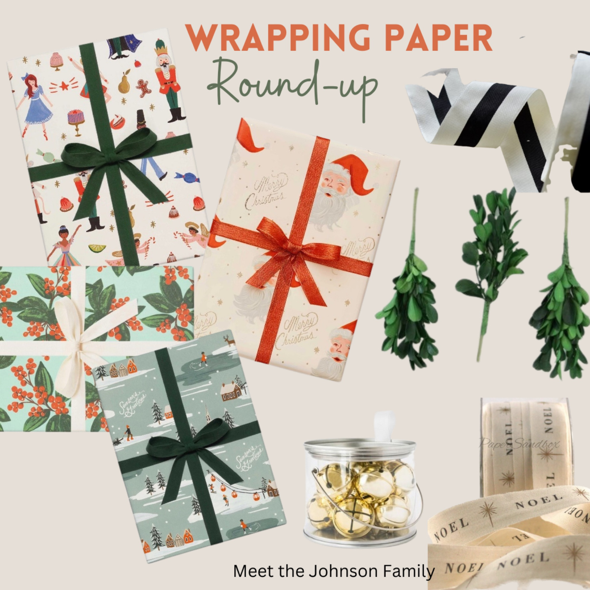 Santa Wrapping Roll