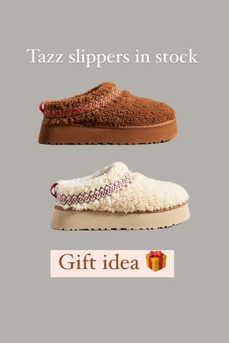 Ugg tazz sherpa slippers in stock both colors! Great gift idea! Will sell out 
Size up one 


#LTKshoecrush #LTKGiftGuide #LTKHoliday