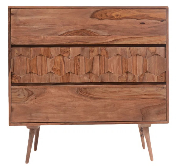 El Oro 3 Drawer Chest | Wayfair North America
