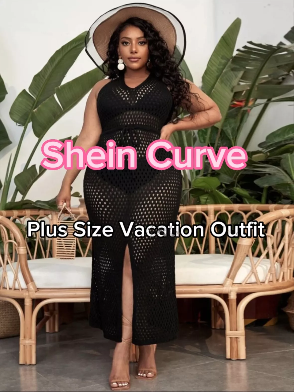 SHEIN CURVE - Hands up if you're loving this dress 💖🙋 IG:@__raquel11__  Shop Item #: 2349834 Size:1xl  #SHEIN #SHEINgals # SHEINcurve #SHEINSS21 #fashioninspo