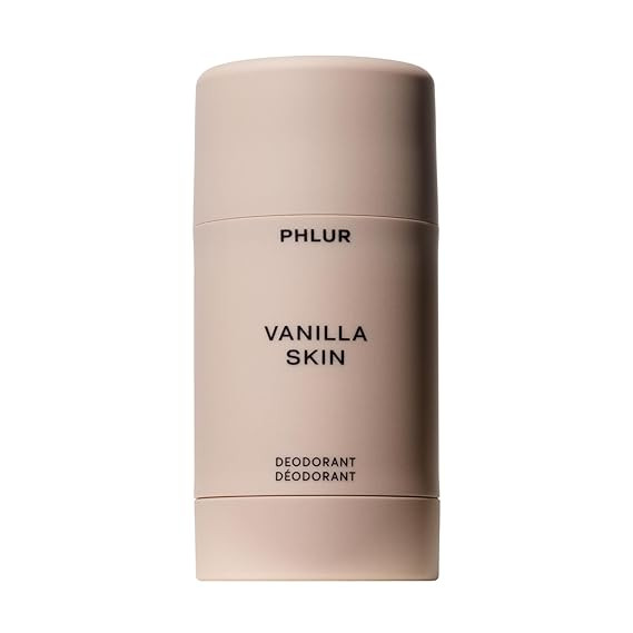 PHLUR Vanilla Skin Natural Deodorant - 48 Hour Odor Protection Natural Baking Soda Free & Aluminu... | Amazon (US)