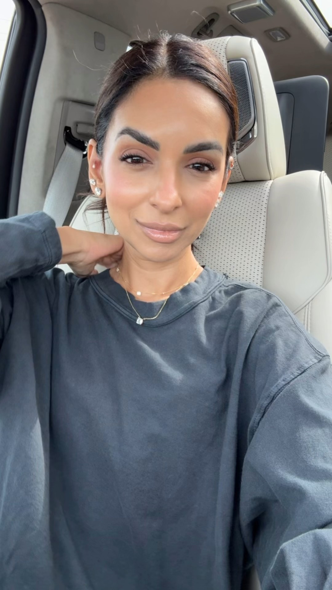 I LOVE this long sleeve top and want it in more colors! Lightweight and such a cute fit. I have my true size XS and also XS in the fleece vest

#LTKgrwm #LTKootd