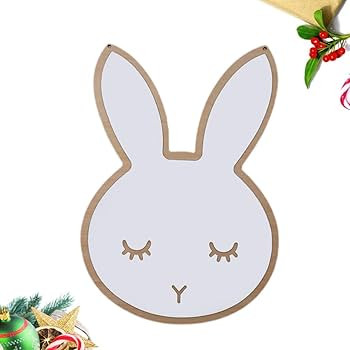 TOPBATHY Bunny 3D Mirror Wall Stickers Decal Acrylic Mirror for Baby Nursery Kids Room Bathroom D... | Amazon (US)