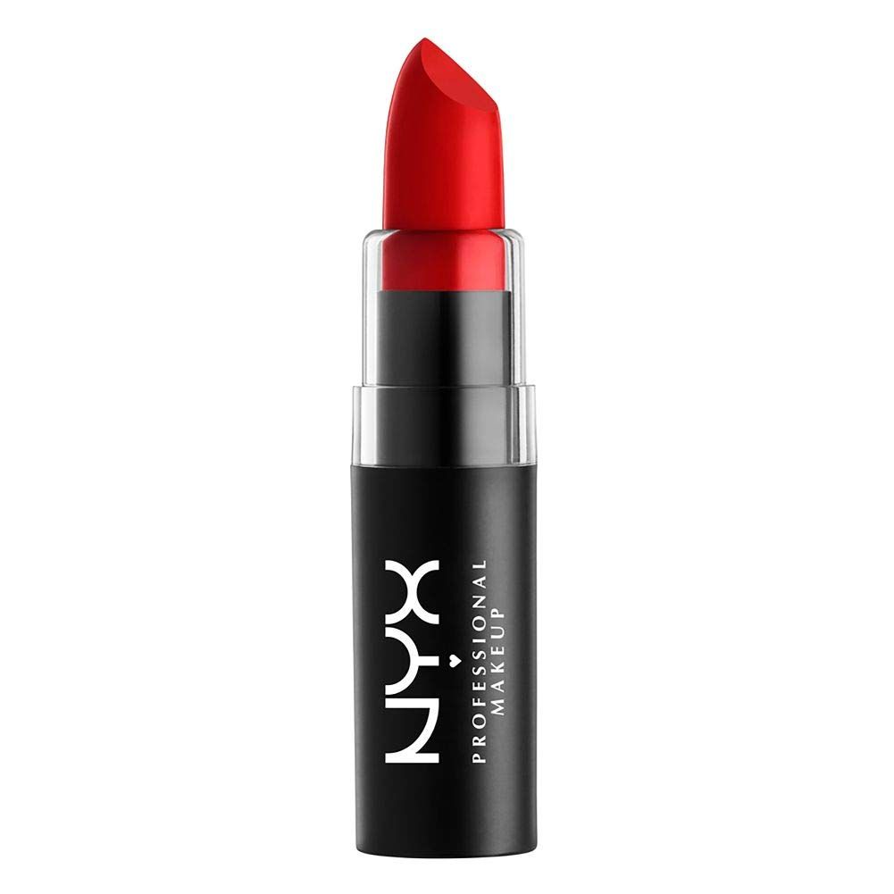 NYX PROFESSIONAL MAKEUP Matte Lipstick - Perfect Red (Bright Blue-Toned Red) | Amazon (US)