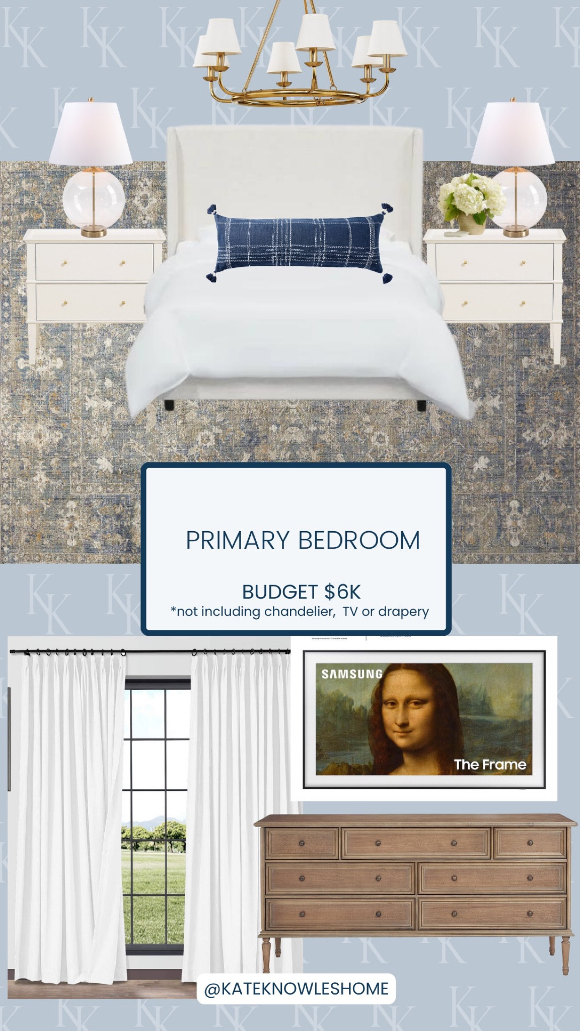 Affordable primary bedroom, budget friendly bedroom, bedroom furniture, Tilly bed, upholstered bed, classic bedroom, classic home, white nightstands, Chris loves Julia rug, ballard designs, wayfair 

#competition 

#LTKhome #LTKsalealert #LTKstyletip