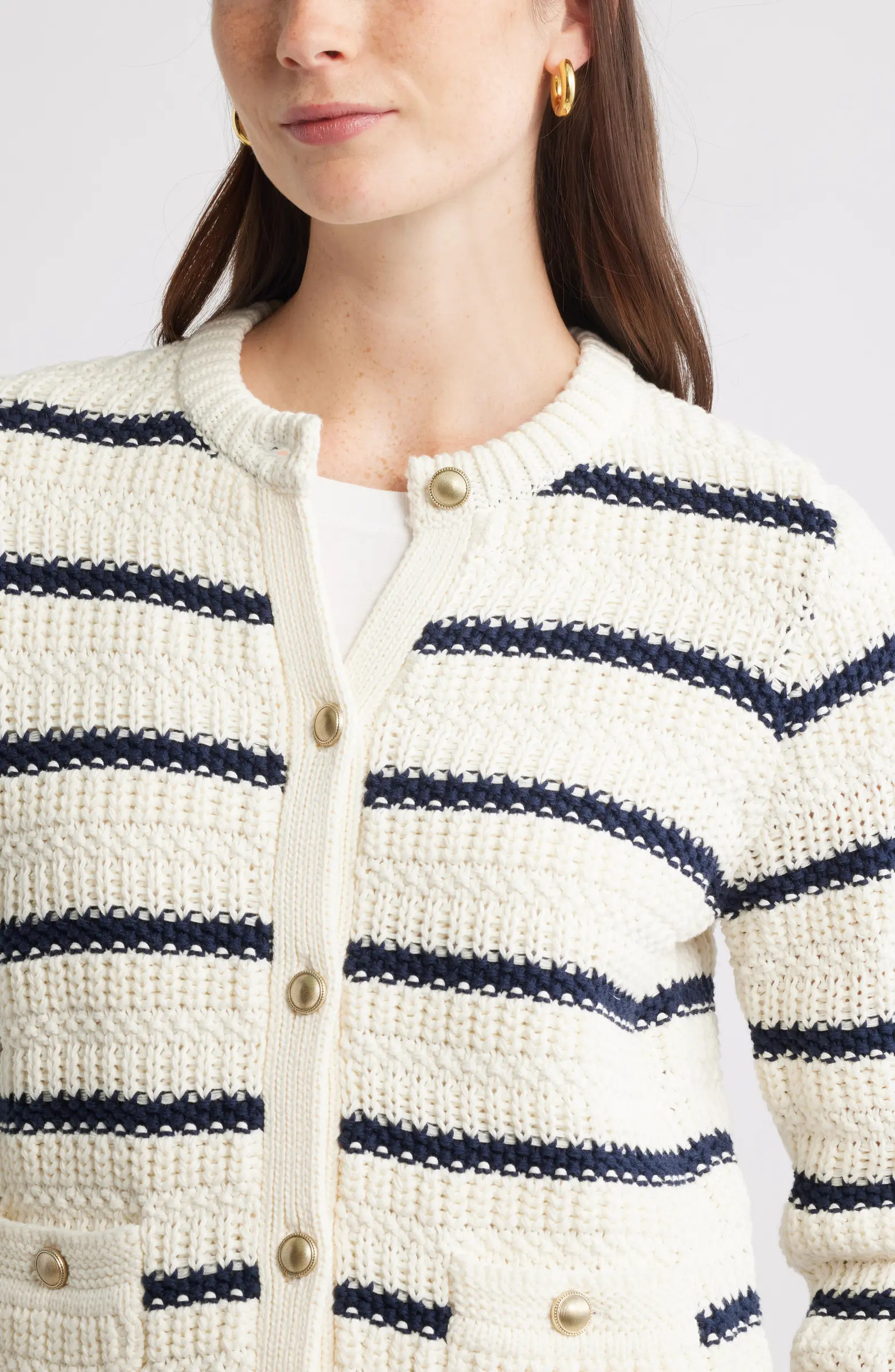 Caslon® Textured Sweater Jacket | Nordstrom | Nordstrom