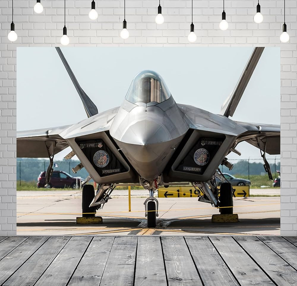 7x5ft Fabric Jet Fighter Backdrop Air Combat Fighter Military Photography Background Military The... | Amazon (US)