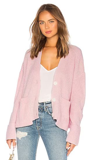 Avery Cardigan in Pink | Revolve Clothing (Global)