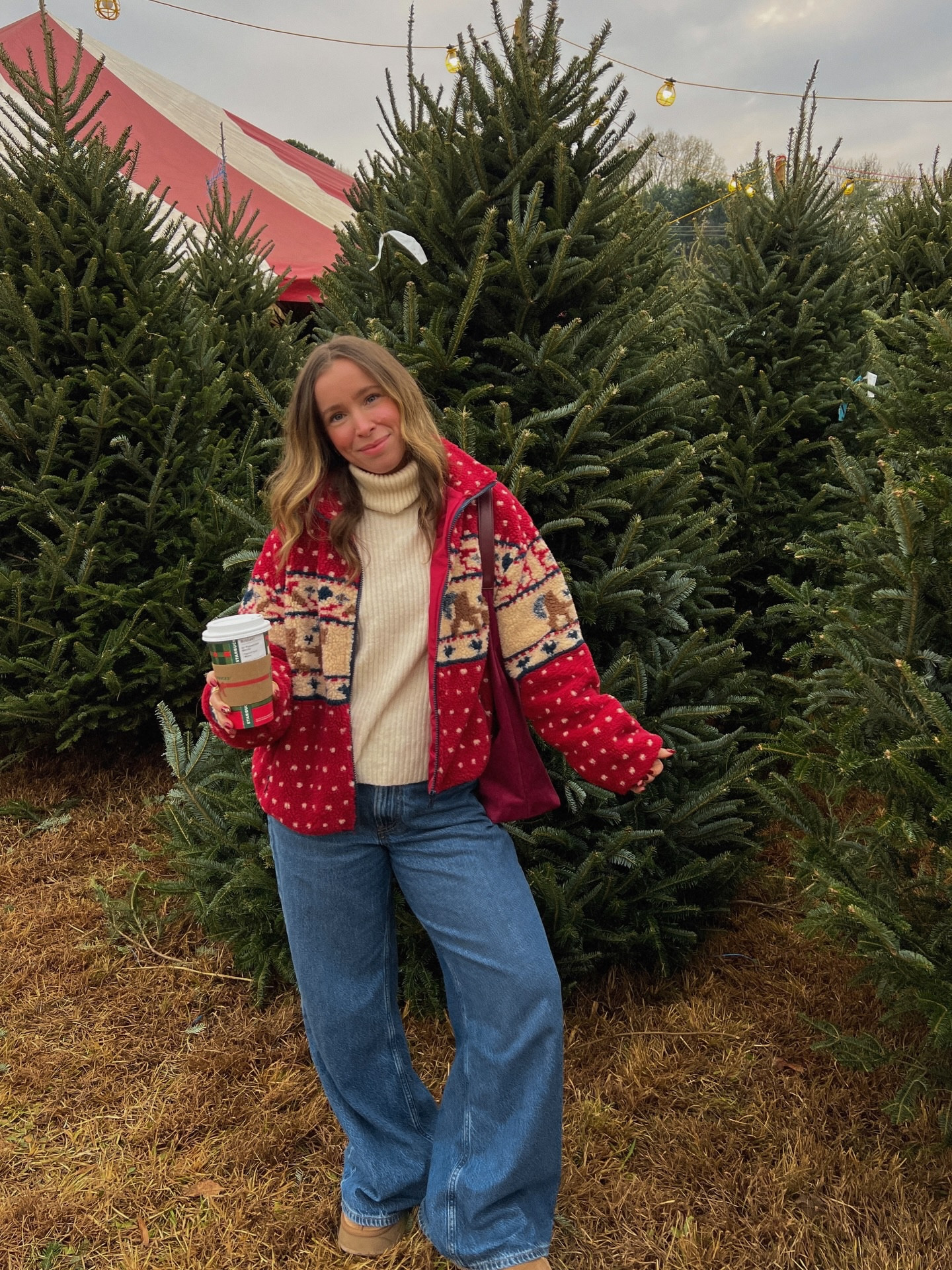 Cider code BRITTANY15 for 15% off  Dad, did you bring a saw? 🎄🪚🐿️🚗

#christmastreefarm #christmasoutfit #christmastree #winterfashion 
Christmas tree farm photoshoot, cozy Christmas outfit, cozy outfit, casual outfit

#LTKHoliday