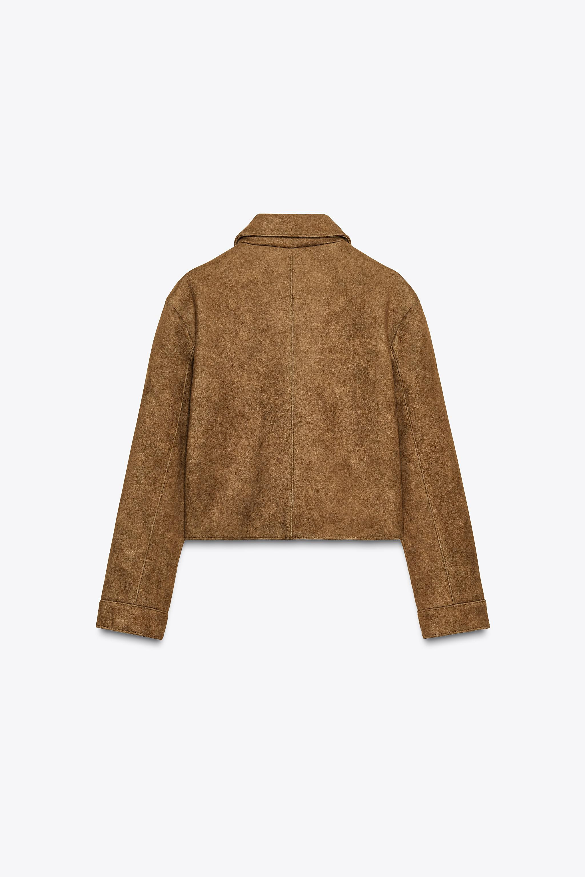 FAUX SUEDE JACKET | Zara US