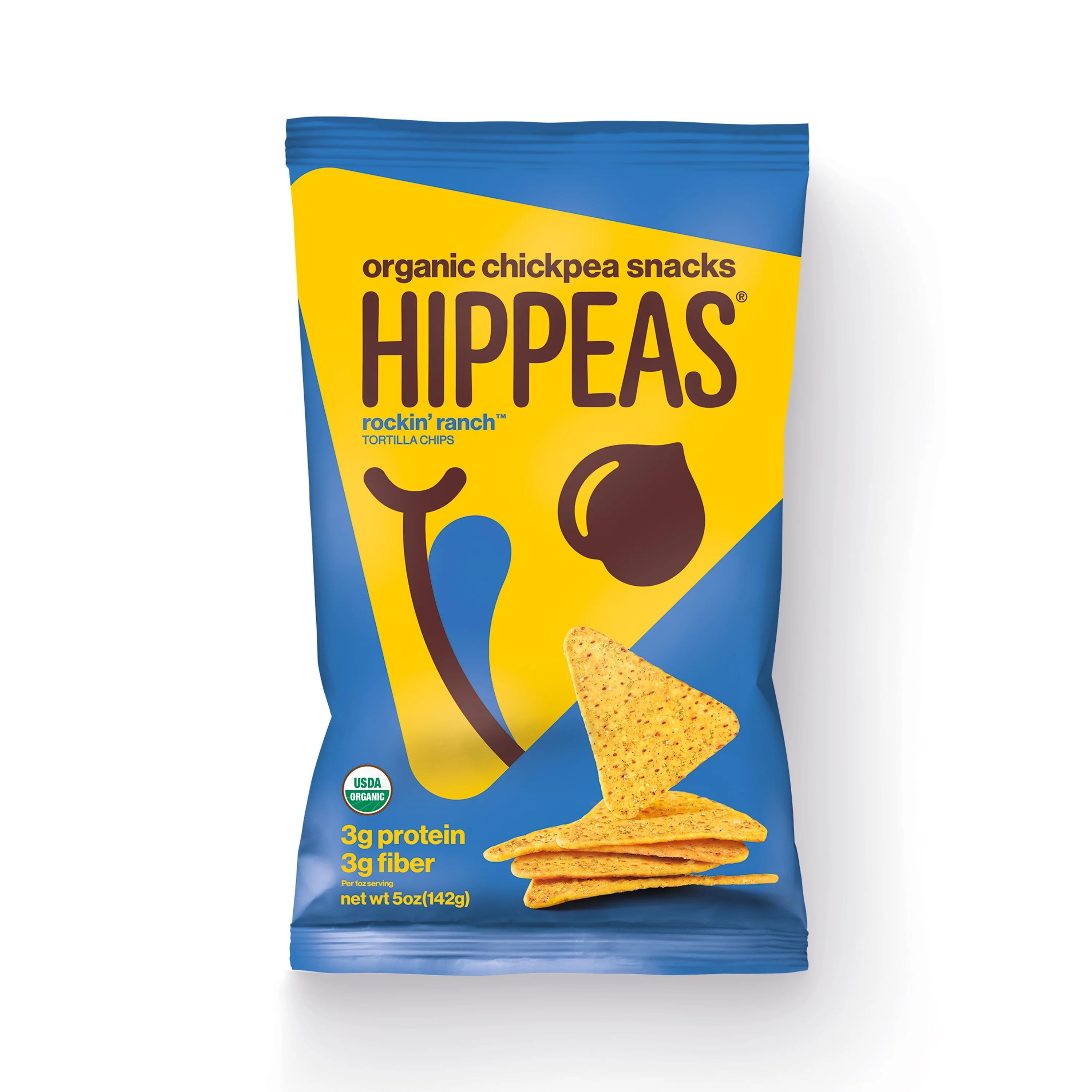 HIPPEAS Vegan Rockin' Ranch Tortilla Chips, Organic Chickpea Snacks, 5 oz Bag - Walmart.com | Walmart (US)