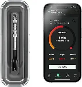 Chef iQ Smart Wireless Meat Thermometer with Ultra-Thin Probe, Unlimited Range Bluetooth Meat The... | Amazon (US)